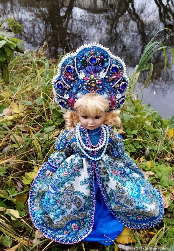 Павлово-Посадские мотивы — Одежда и обувь для кукол своими руками: фото