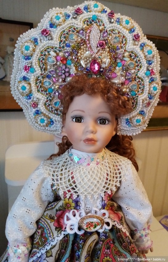 Павлово-Посадские мотивы — Одежда и обувь для кукол своими руками: фото (фото 10)