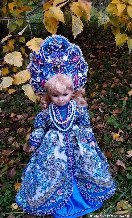 Павлово-Посадские мотивы — Одежда и обувь для кукол своими руками: фото