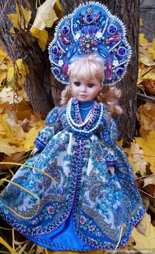 Павлово-Посадские мотивы — Одежда и обувь для кукол своими руками: фото