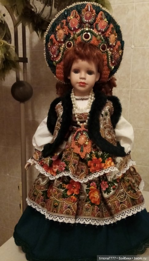 Павлово-Посадские мотивы — Одежда и обувь для кукол своими руками: фото (фото 3)