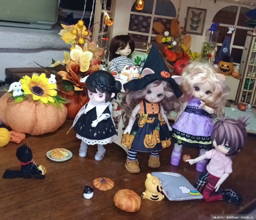 Хэллоуин 2024 — Фотоистории с куклами BJD (БЖД): сериалы