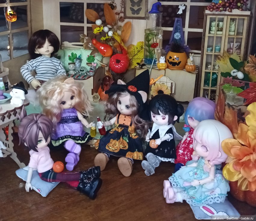 Хэллоуин 2024 — Фотоистории с куклами BJD (БЖД): сериалы