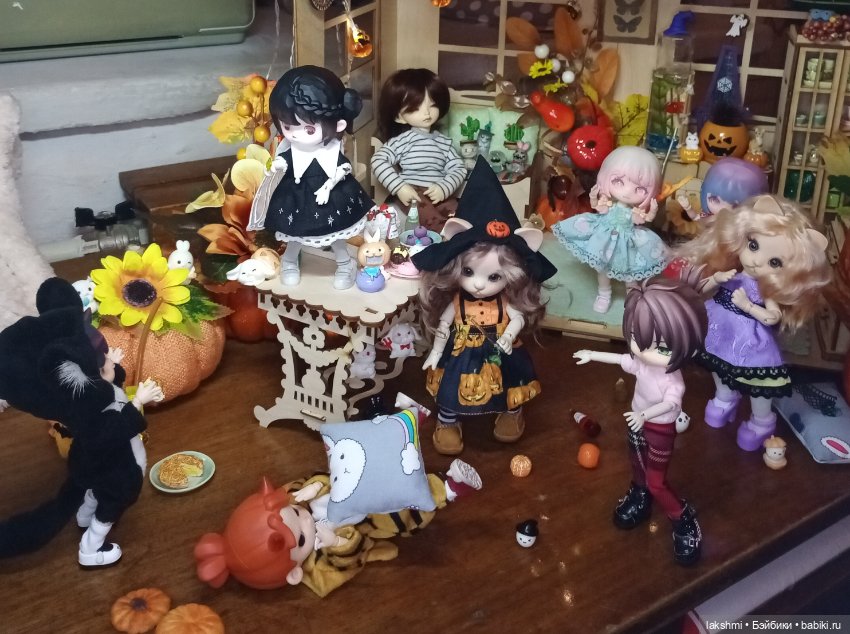 Хэллоуин 2024 — Фотоистории с куклами BJD (БЖД): сериалы