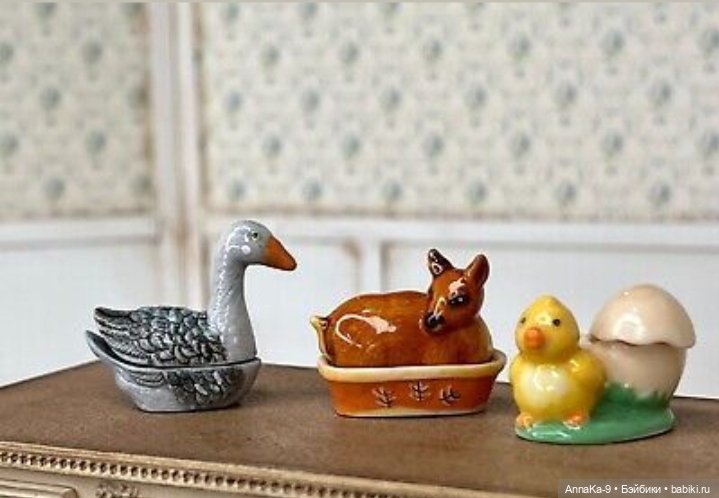 Миниатюра Fève — Фарфоровые статуэтки и фигурки: винтаж (фото 8)