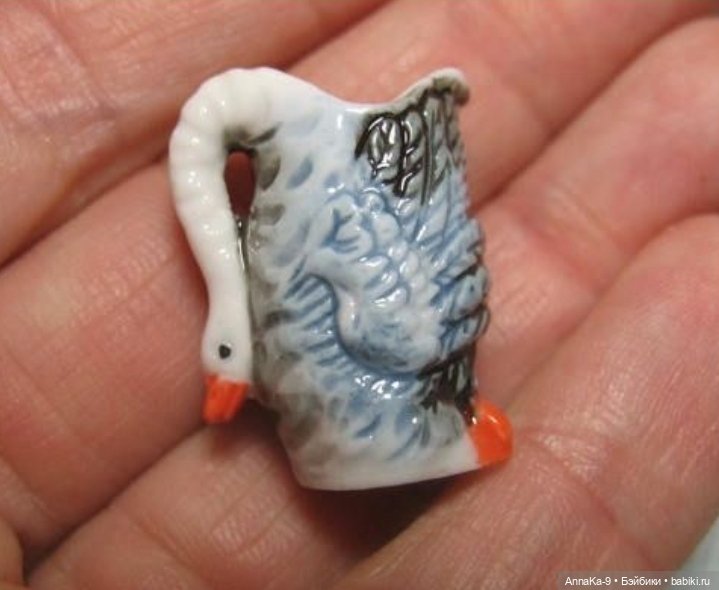 Миниатюра Fève — Фарфоровые статуэтки и фигурки: винтаж