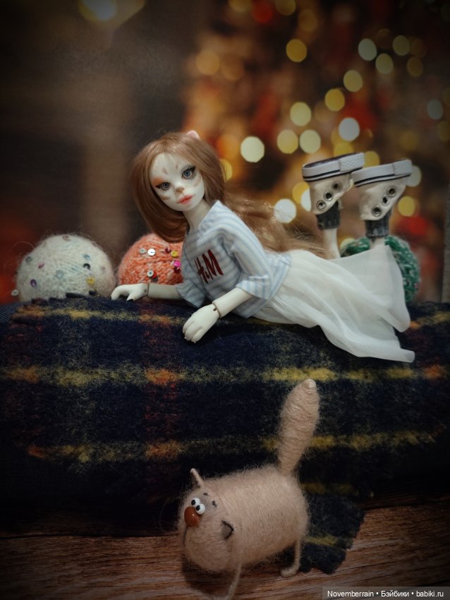 Вредная кошка — Домашние фото авторских кукол: личные коллекции (фото 6)