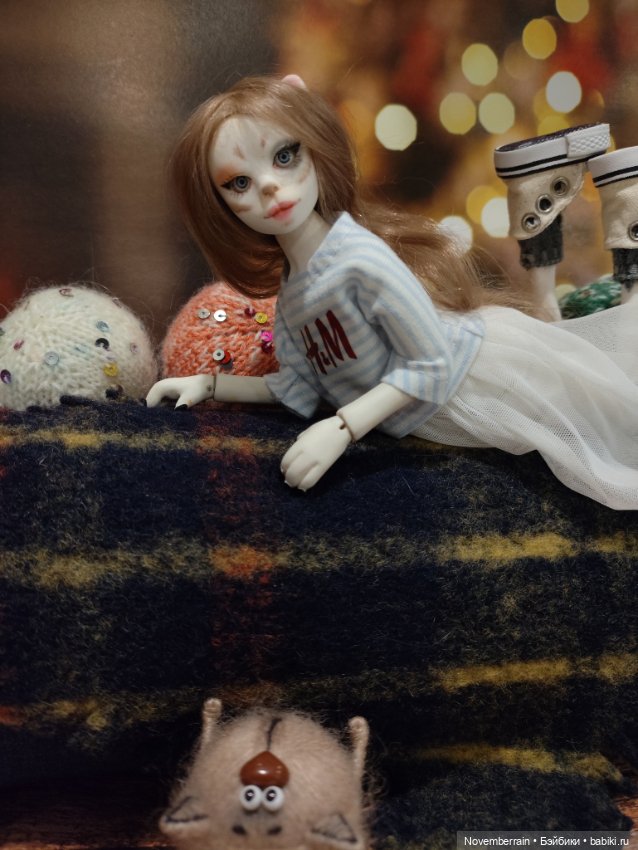 Вредная кошка — Домашние фото авторских кукол: личные коллекции