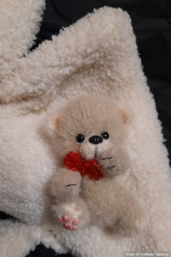 Мишка-брошь — Вязаные игрушки и амигуруми: крючком (фото 4)