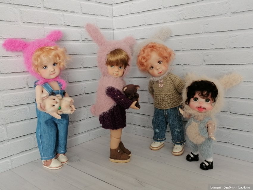 Зайчатусы — Одежда и обувь для кукол своими руками: фото