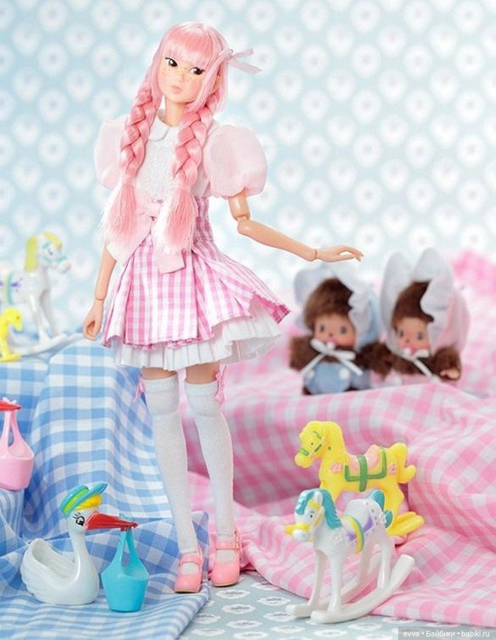 Куклы Момоко Bebichhichi Idol Pink & Blue от Sekiguchi - Куклы