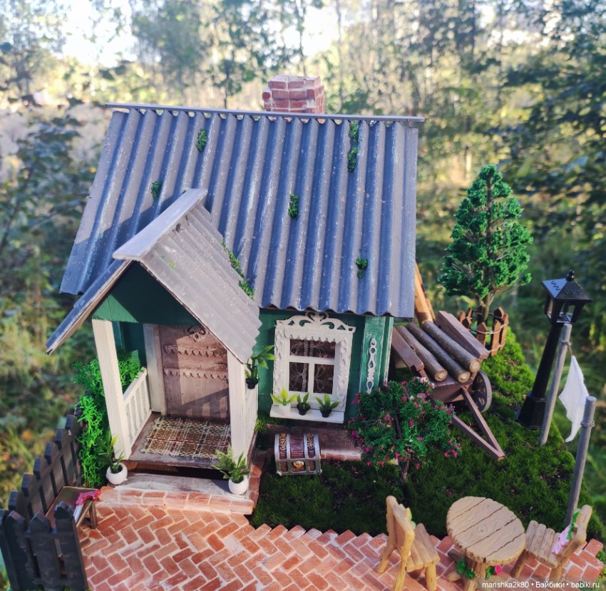 Летний домик — Румбоксы и кукольные интерьеры: фото