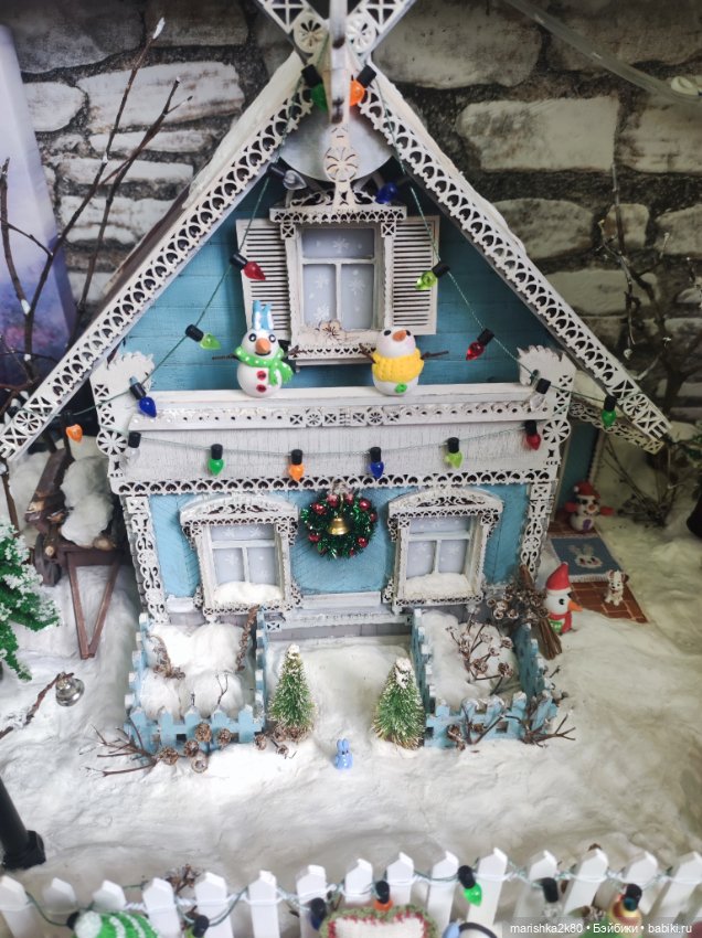 Зимний домик — Румбоксы и кукольные интерьеры: фото