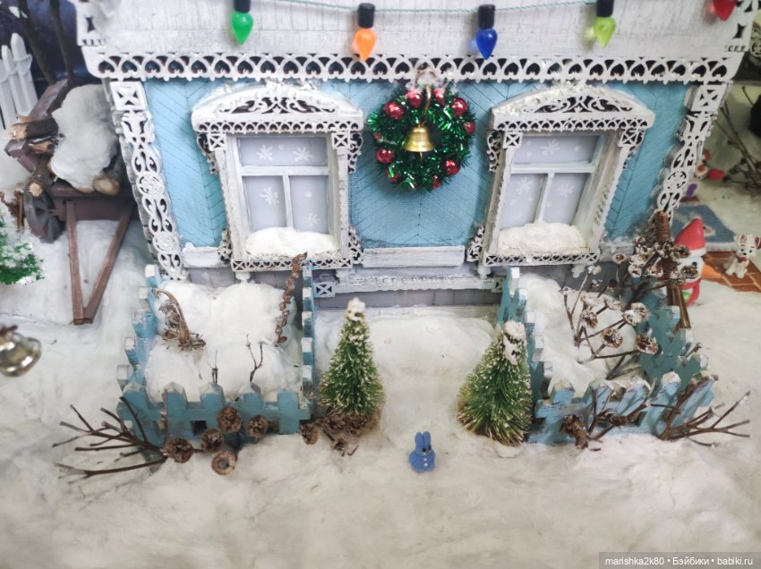 Зимний домик — Румбоксы и кукольные интерьеры: фото