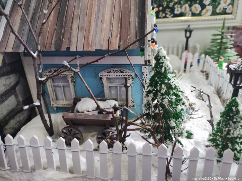 Зимний домик — Румбоксы и кукольные интерьеры: фото