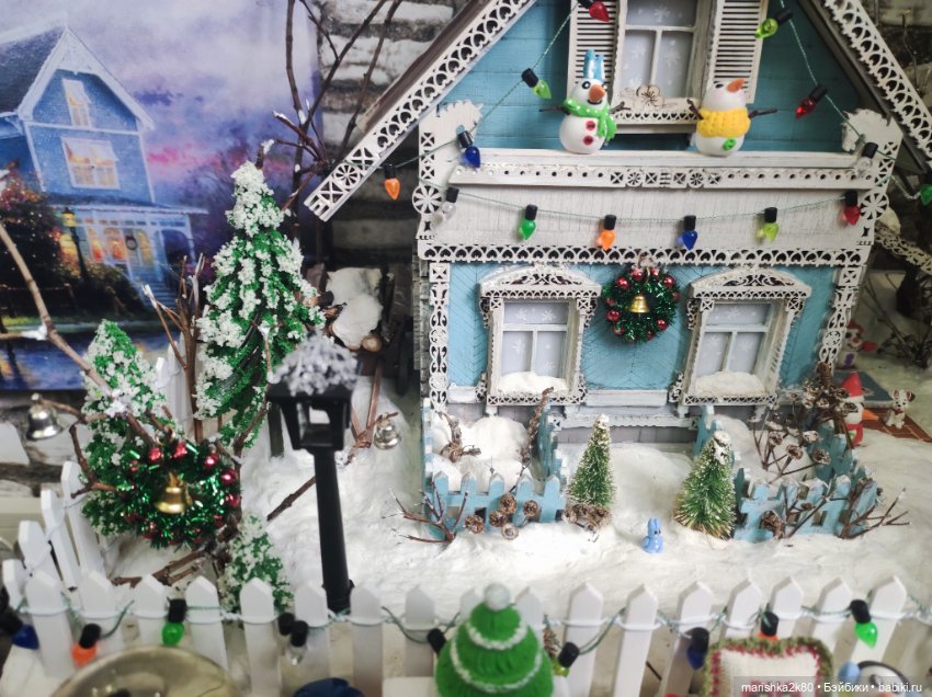 Зимний домик — Румбоксы и кукольные интерьеры: фото