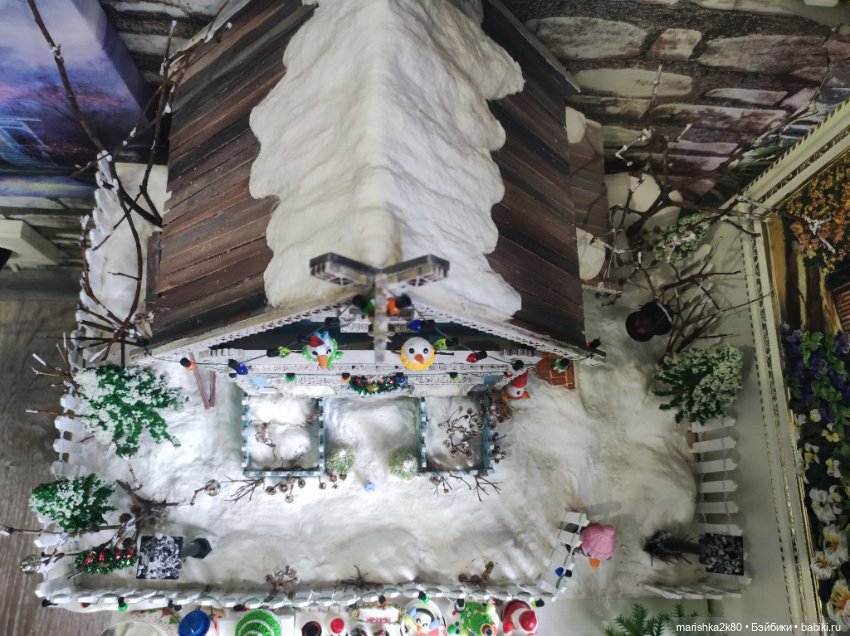 Зимний домик — Румбоксы и кукольные интерьеры: фото