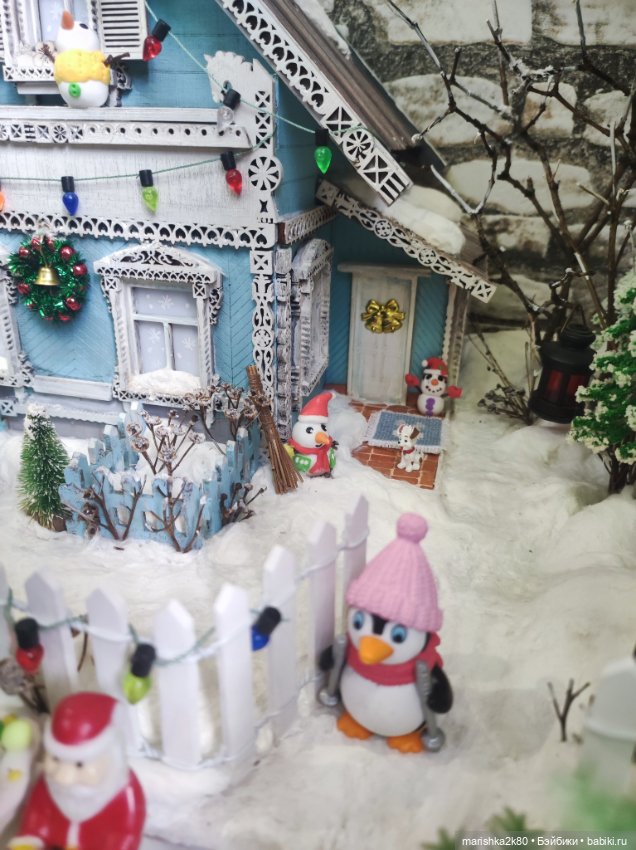 Зимний домик — Румбоксы и кукольные интерьеры: фото