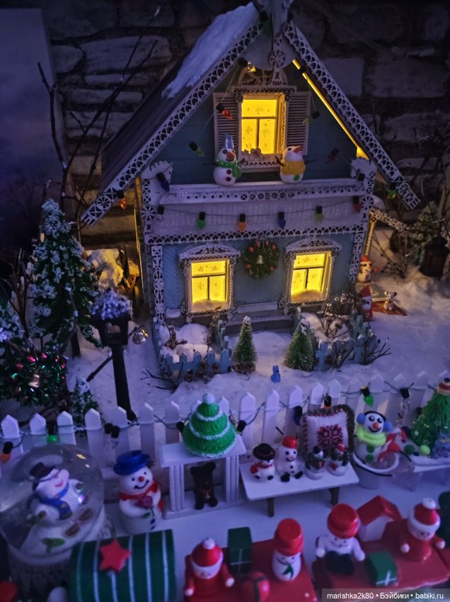 Зимний домик — Румбоксы и кукольные интерьеры: фото
