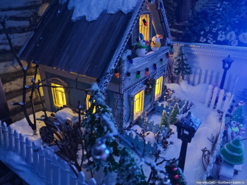 Зимний домик — Румбоксы и кукольные интерьеры: фото