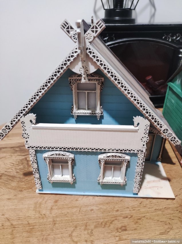 Зимний домик — Румбоксы и кукольные интерьеры: фото (фото 3)
