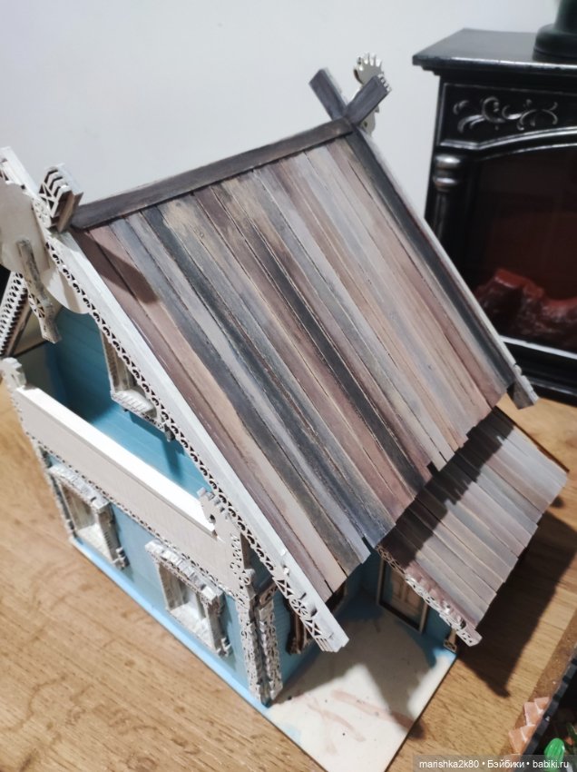 Зимний домик — Румбоксы и кукольные интерьеры: фото (фото 4)