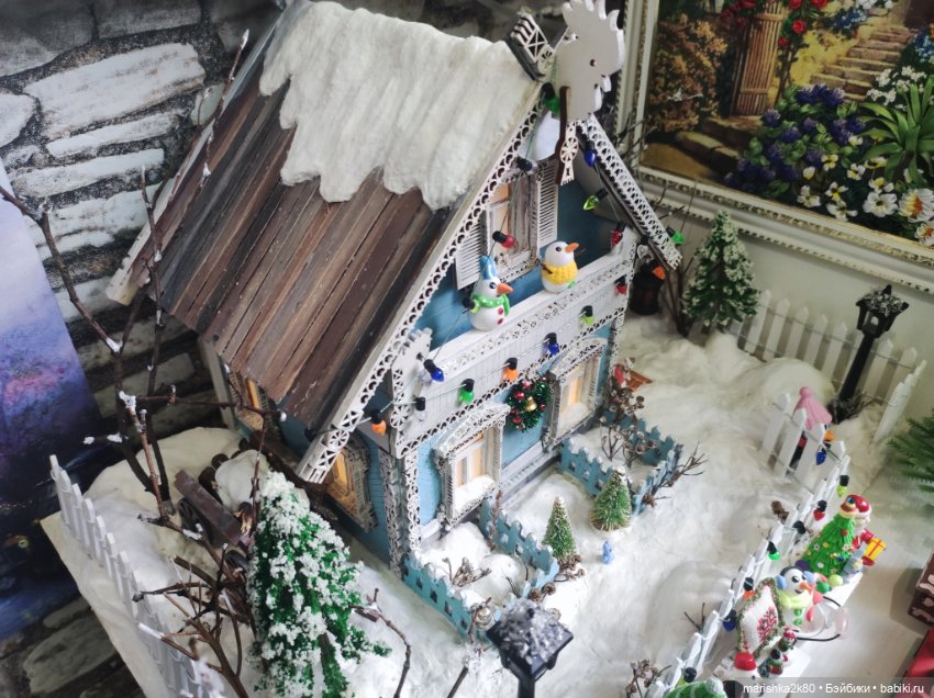 Зимний домик — Румбоксы и кукольные интерьеры: фото