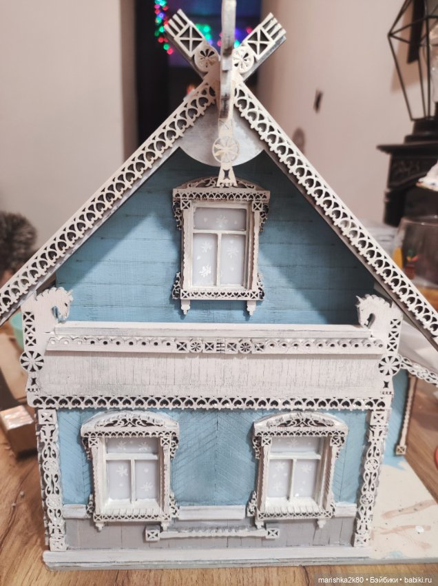 Зимний домик — Румбоксы и кукольные интерьеры: фото (фото 6)