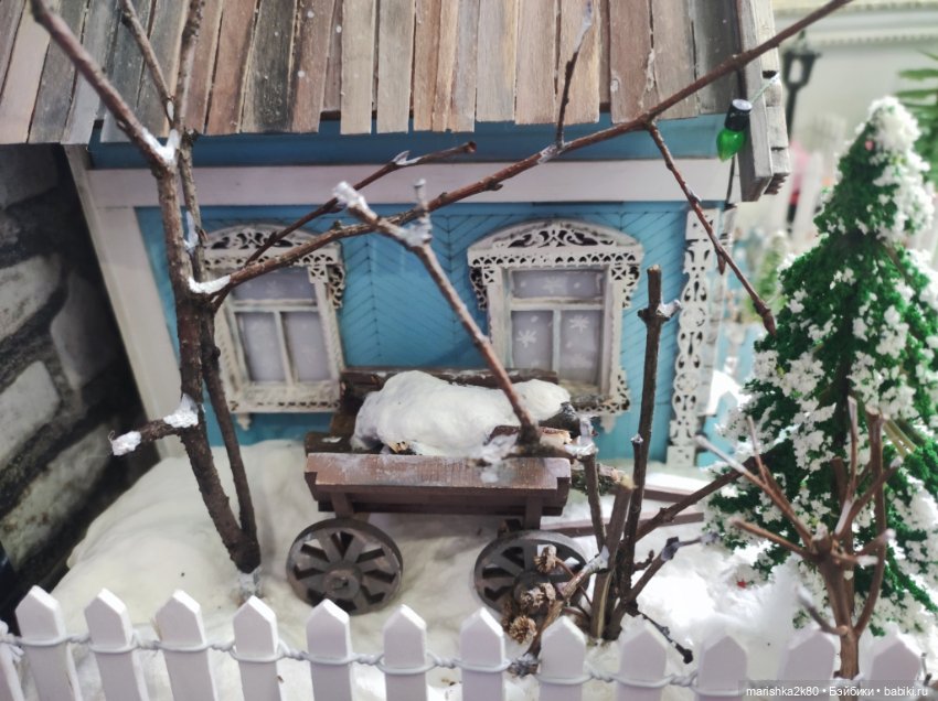 Зимний домик — Румбоксы и кукольные интерьеры: фото
