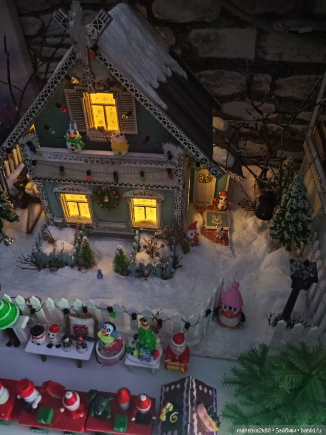 Зимний домик — Румбоксы и кукольные интерьеры: фото