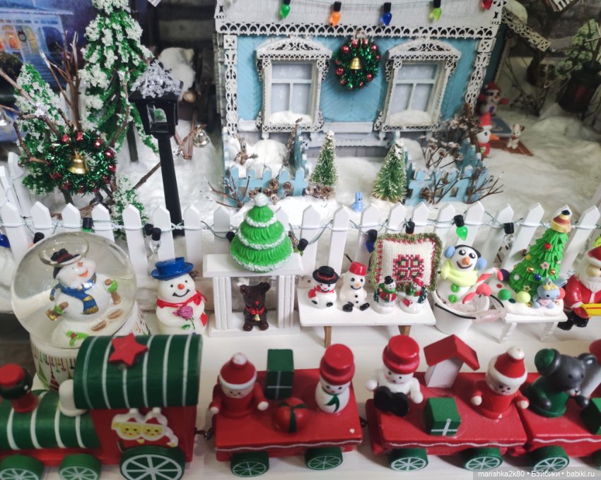 Зимний домик — Румбоксы и кукольные интерьеры: фото (фото 9)