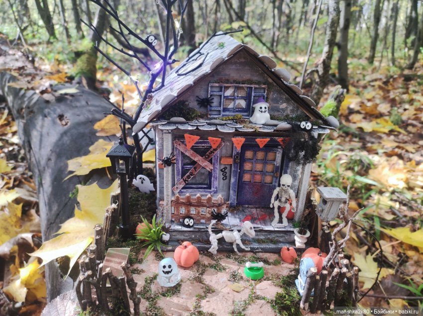 Домик на хэллоуин — Кукольная миниатюра своими руками: еда
