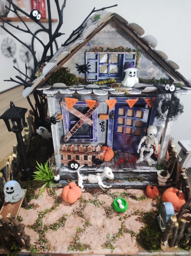 Домик на хэллоуин — Кукольная миниатюра своими руками: еда