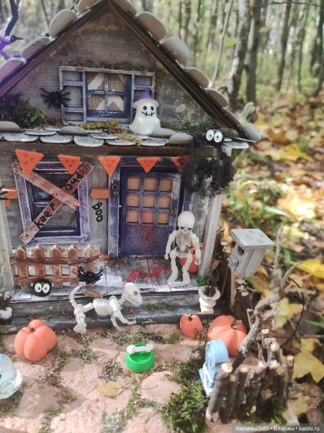 Домик на хэллоуин — Кукольная миниатюра своими руками: еда