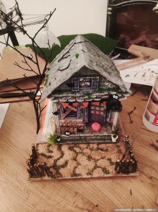 Домик на хэллоуин — Кукольная миниатюра своими руками: еда