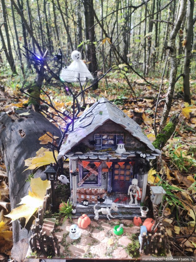 Домик на хэллоуин — Кукольная миниатюра своими руками: еда