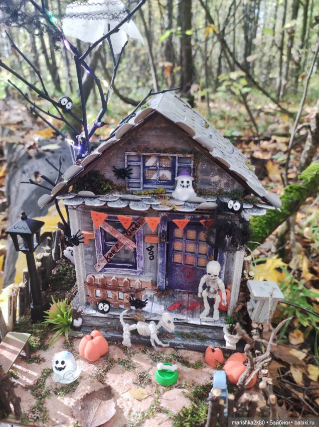 Домик на хэллоуин — Кукольная миниатюра своими руками: еда