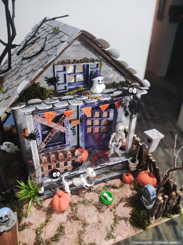 Домик на хэллоуин — Кукольная миниатюра своими руками: еда