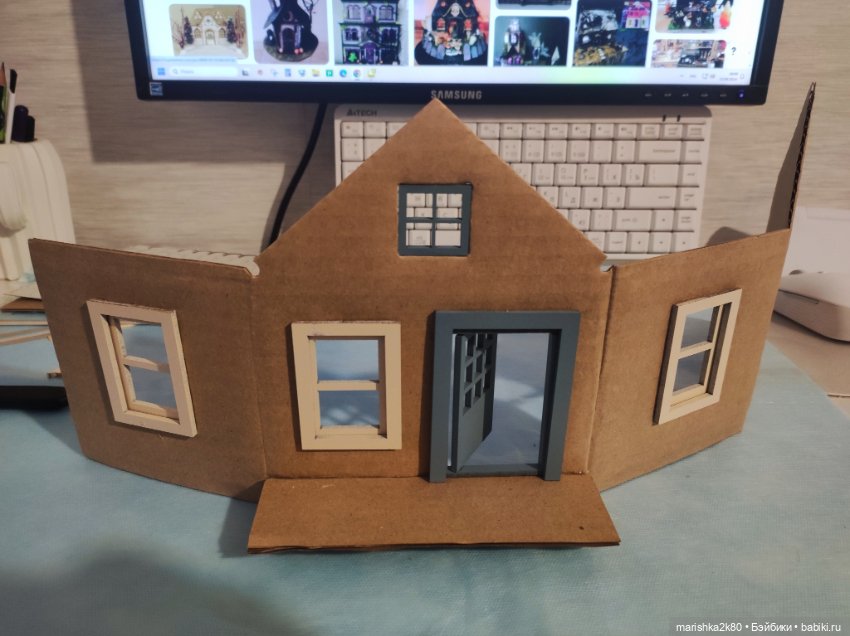 Домик на хэллоуин — Кукольная миниатюра своими руками: еда