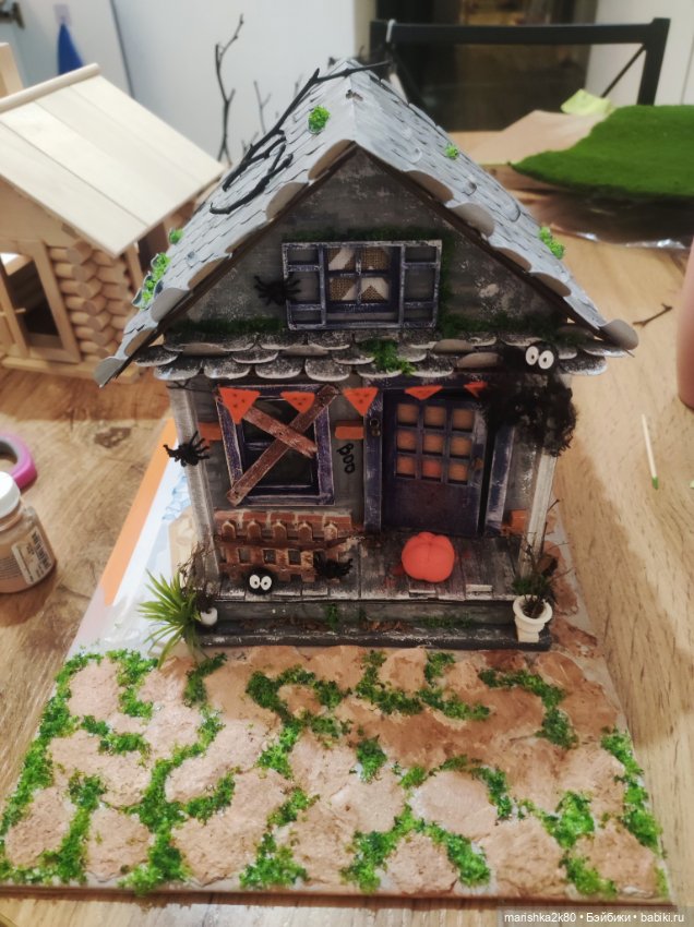 Домик на хэллоуин — Кукольная миниатюра своими руками: еда
