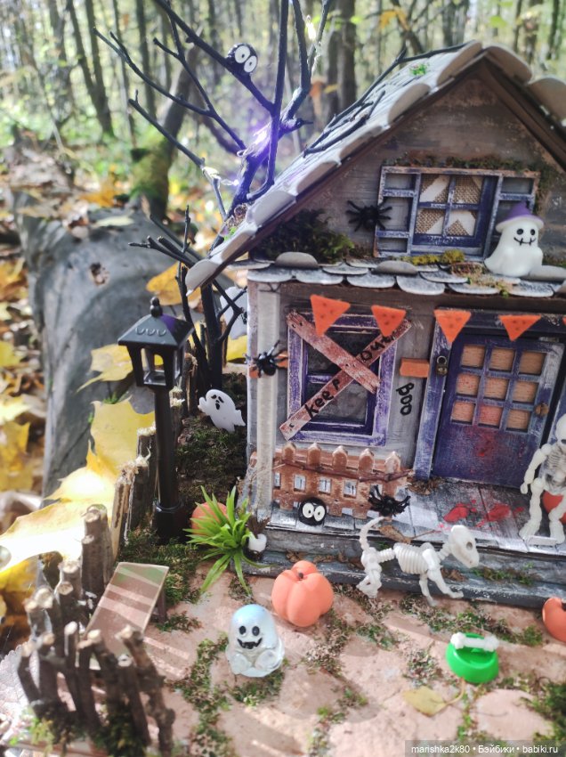 Домик на хэллоуин — Кукольная миниатюра своими руками: еда
