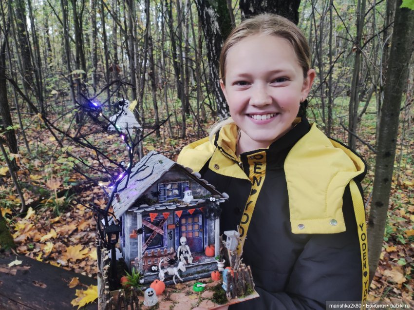 Домик на хэллоуин — Кукольная миниатюра своими руками: еда