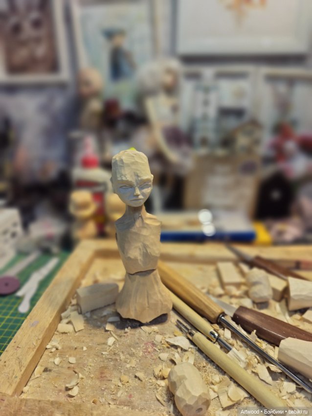 Марго — Авторские шарнирные куклы своими руками: лепка (фото 6)