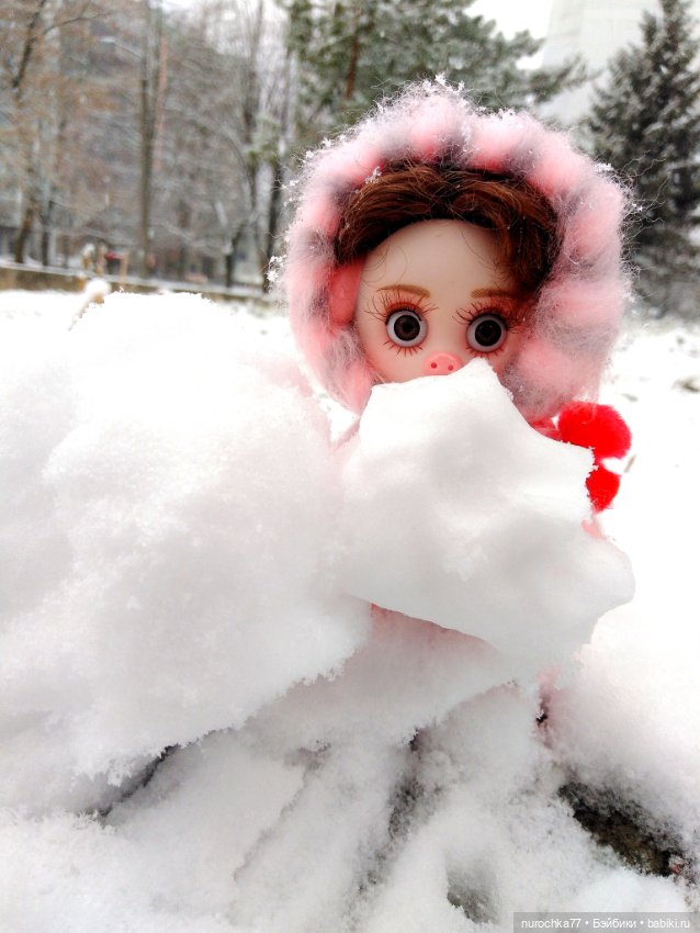 Про Нафочку. Нафочка в снегу