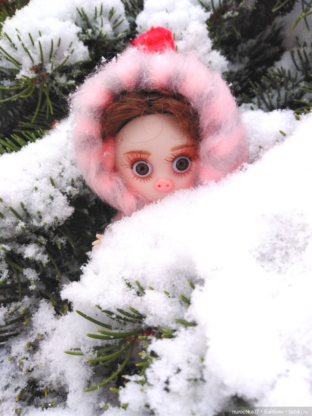 Про Нафочку. Нафочка в снегу