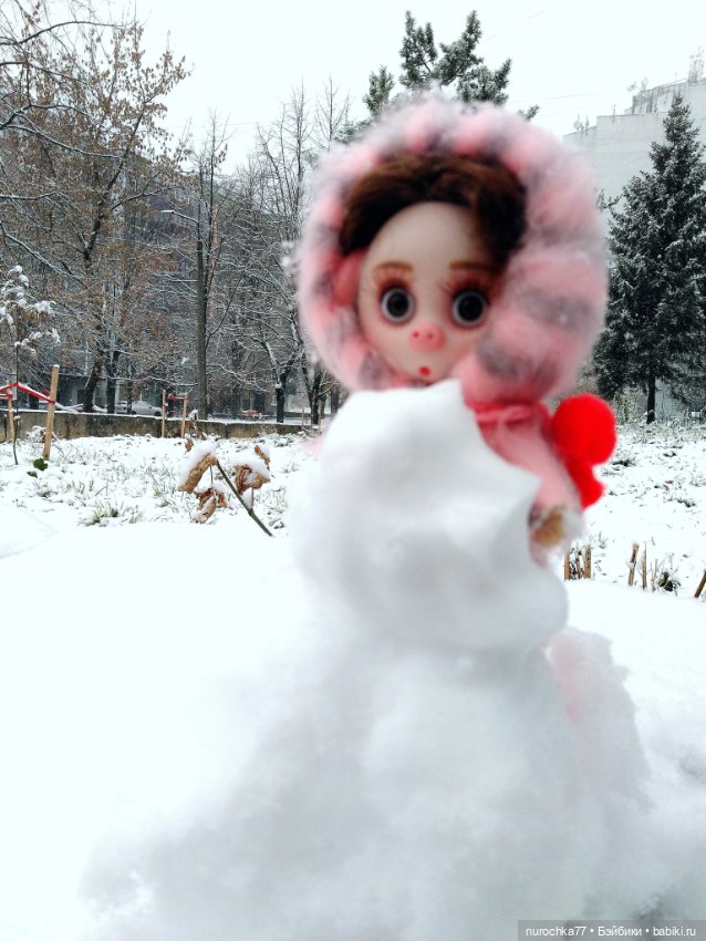 Про Нафочку. Нафочка в снегу
