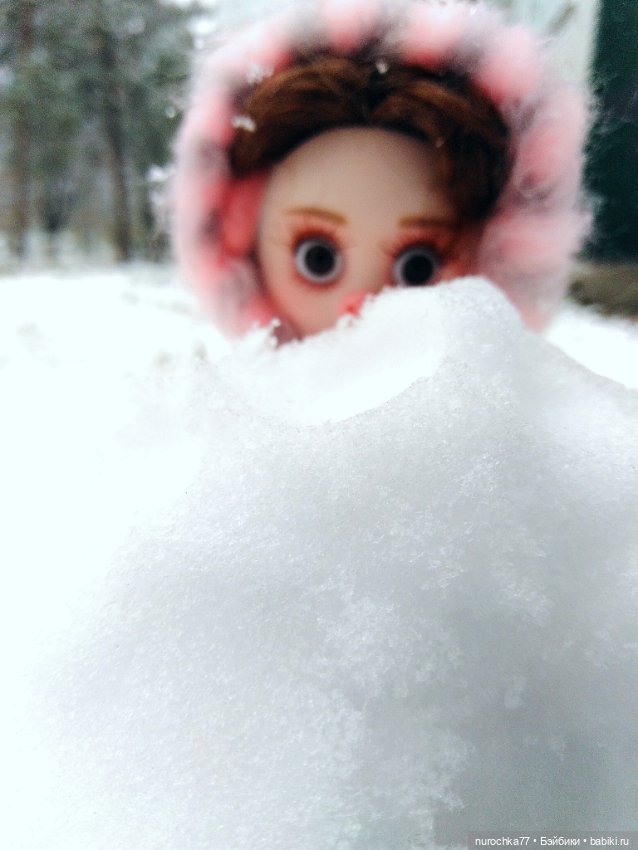 Про Нафочку. Нафочка в снегу