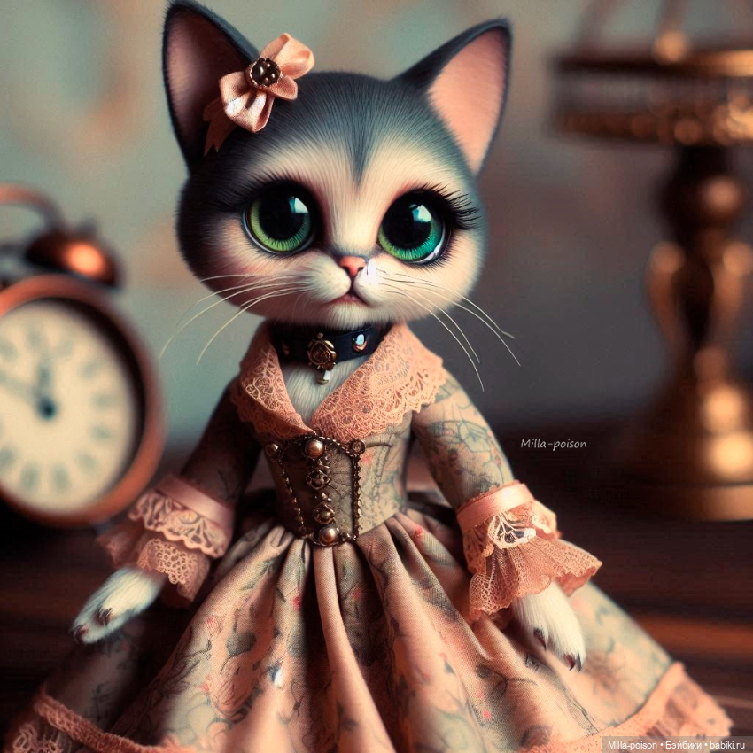 Куклы кошки — Рисование и арт: скетчи