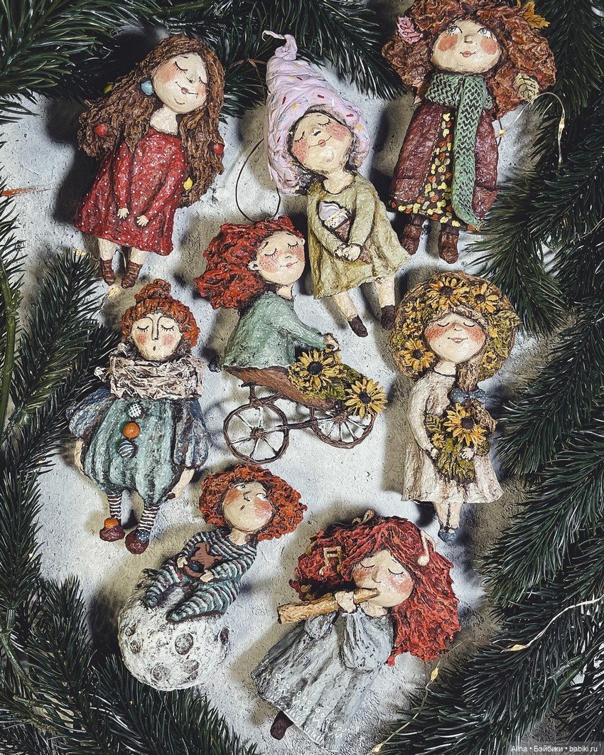 Игрушки Римы Петросян — Лепка авторских игрушек и папье