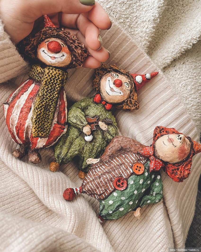 Игрушки Римы Петросян — Лепка авторских игрушек и папье (фото 8)